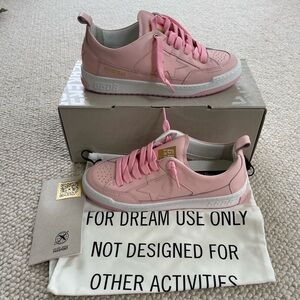 NEW IN BOX GOLDEN GOOSE PINK YEAH SNEAKERS 38